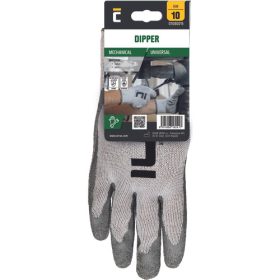 DIPPER kesztyű akasztófüllel szürke 8