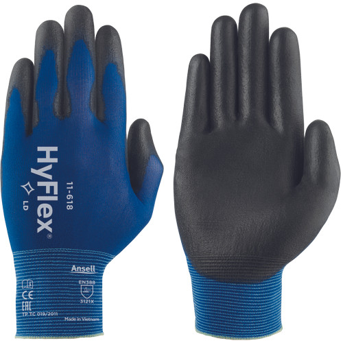 ANSELL tenyerén mártott nylon kesztyű  11-618/070 Hyflex 7