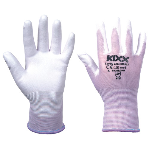 LOVELY LILAC kesztyű nylon light violet 8