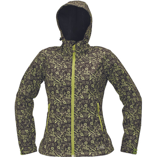 YOWIE PRINT softshell barna/zöld XS