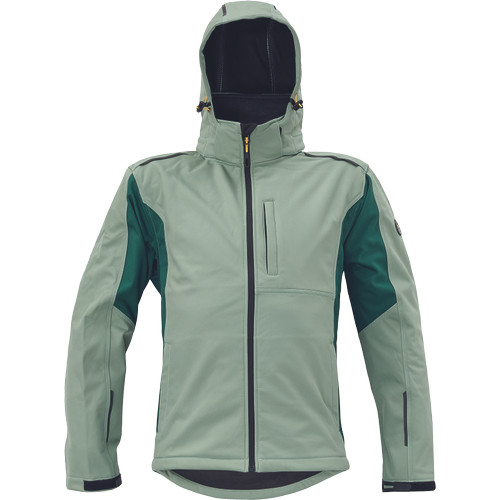 DAYBORO softshell dzseki szürkés-zöld S