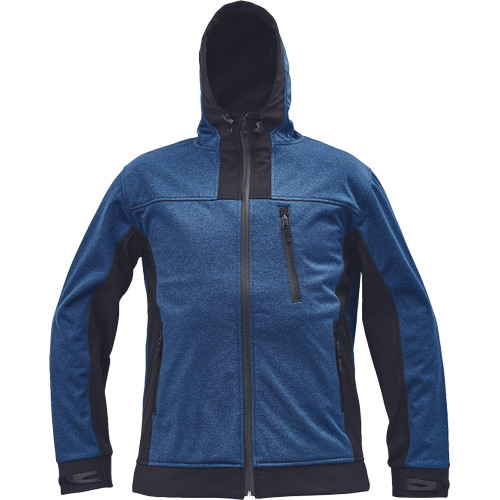 HUYER SOFTSHELL kabát royal kék L