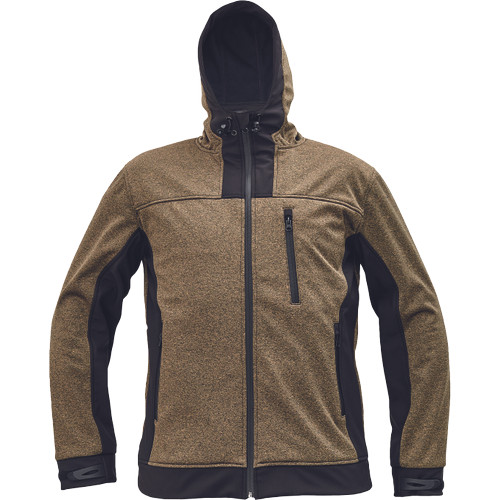 HUYER SOFTSHELL kabát bézs S