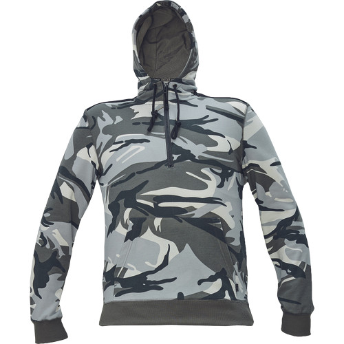 CRAMBE HOODIE terepmintás szürke M