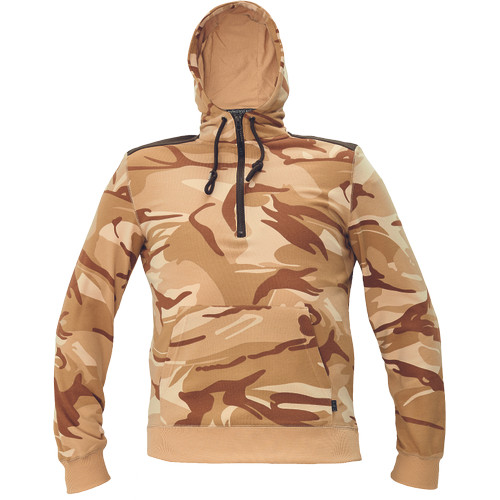 CRAMBE HOODIE terepmintás bézs S