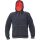 KNOXFIELD HOODIE antracit/piros S