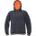 KNOXFIELD HOODIE antracit/narancs  S