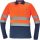 LEON HV póló hosszú ujjú narancs/navy S