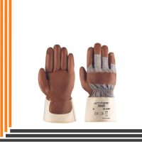 Layered cut and sewn gloves