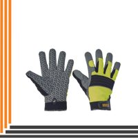 Kombinált bőr-textil védőkesztyűk